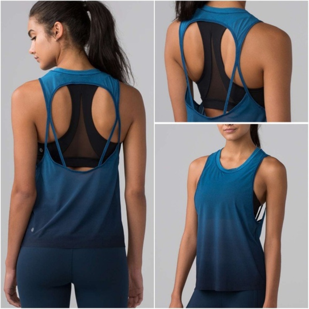 Lulu lemon ombré thin tank. No tag fits like a s/m